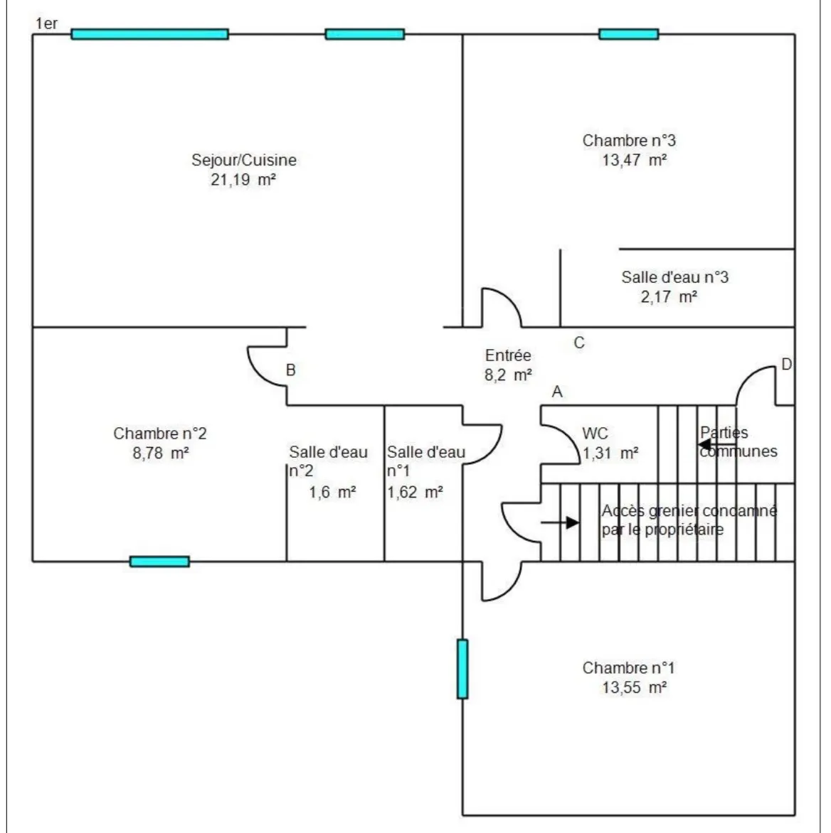 🏠Chambre de 10,38 m² avec salle de bain privative – Colocation à Reims — image 7 sur 7